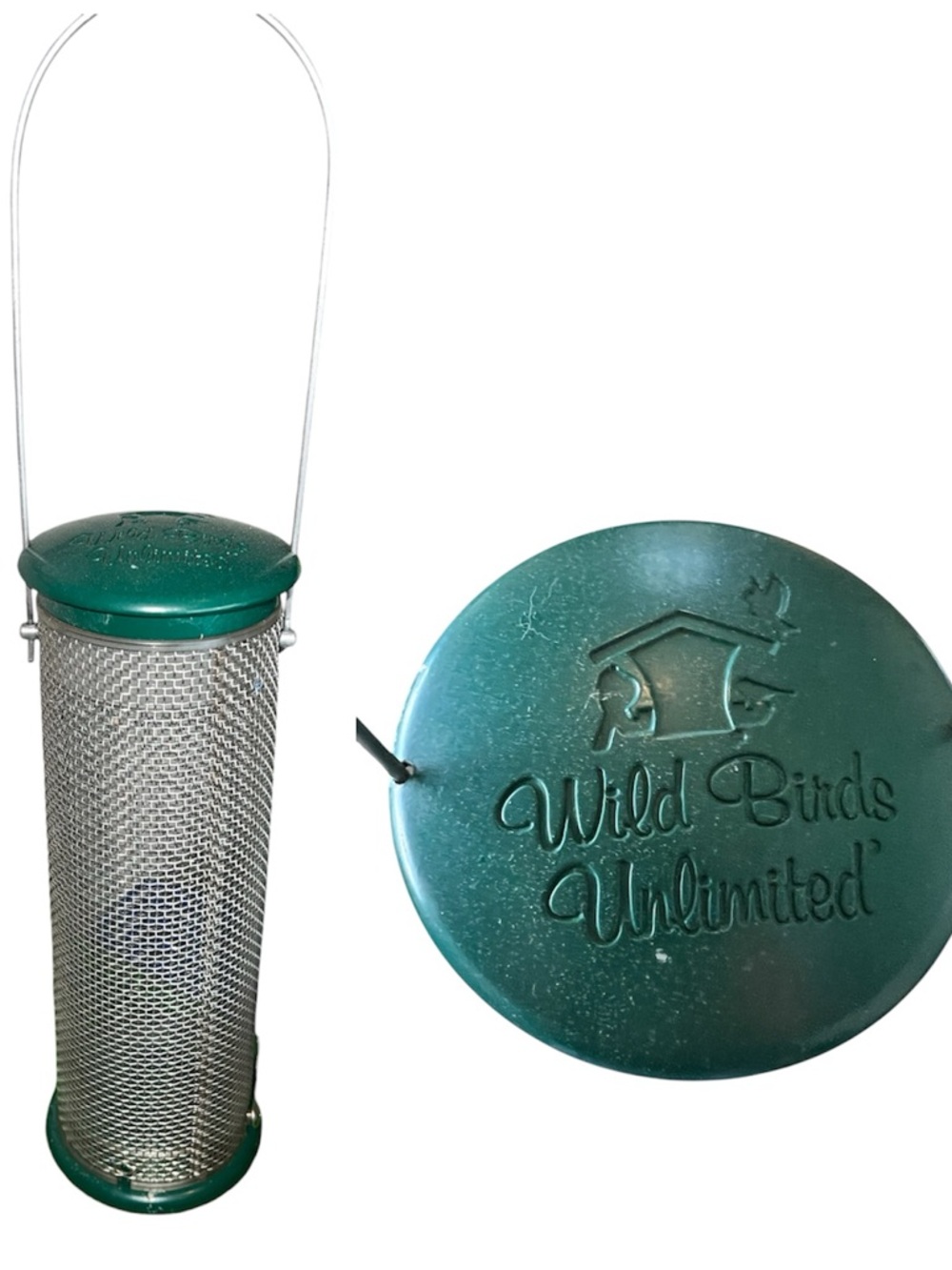 SOLD! Wild birds Unlimited thistle Nyjer seed mesh birdfeeder bird feeder
